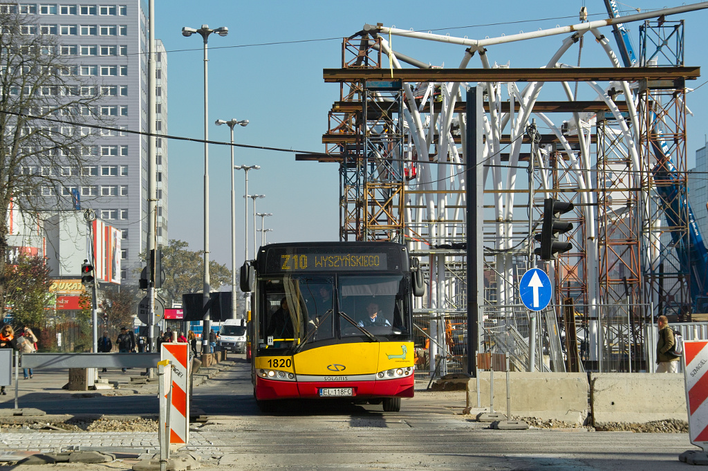 Budowa dworca tramwajowego