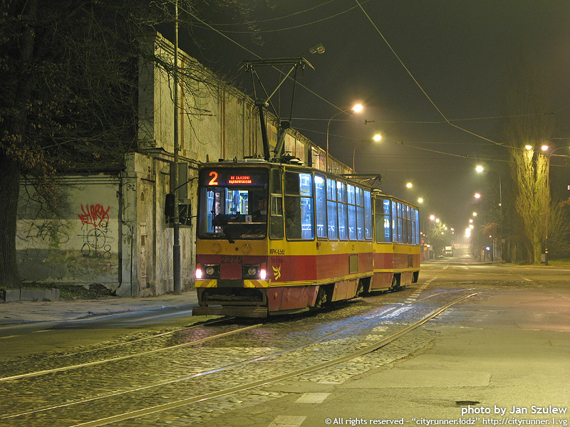 11.02.2008, 00:10 - Ostatni tramwaj na Wólczańskiej