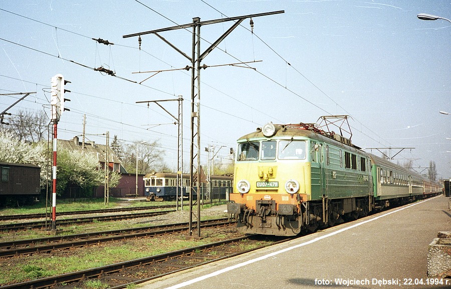 22.04.1994 r. EU07 - 478 w Kutnie