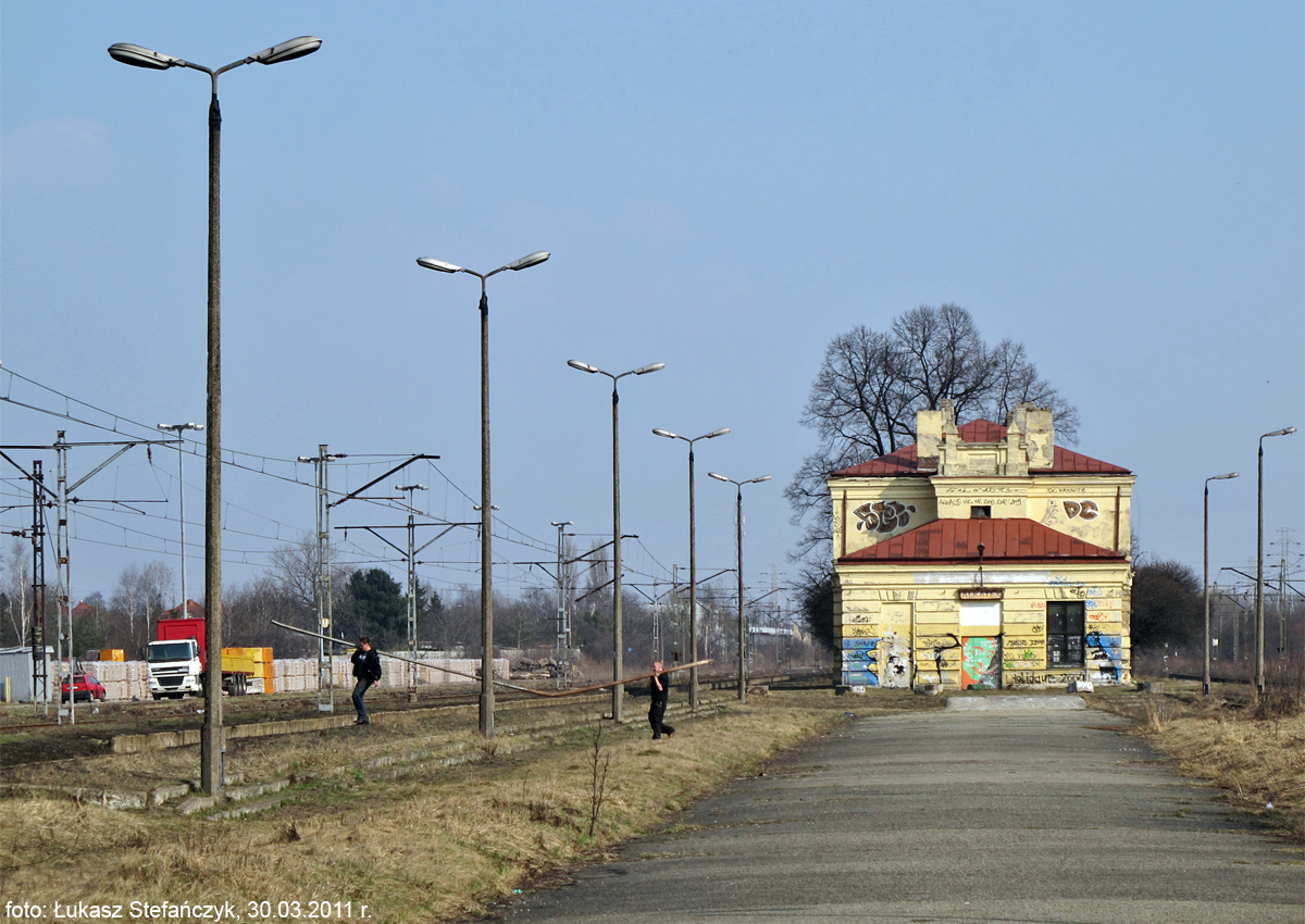 Dworzec Łódź Chojny postapokaliptycznie