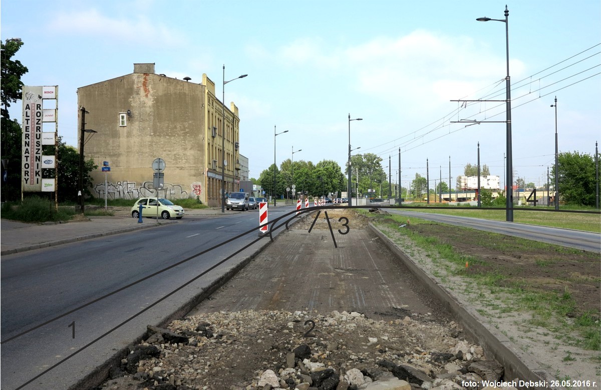 Odkrywka fragmentu pętli tramwajowej Armii Czerwonej (II)