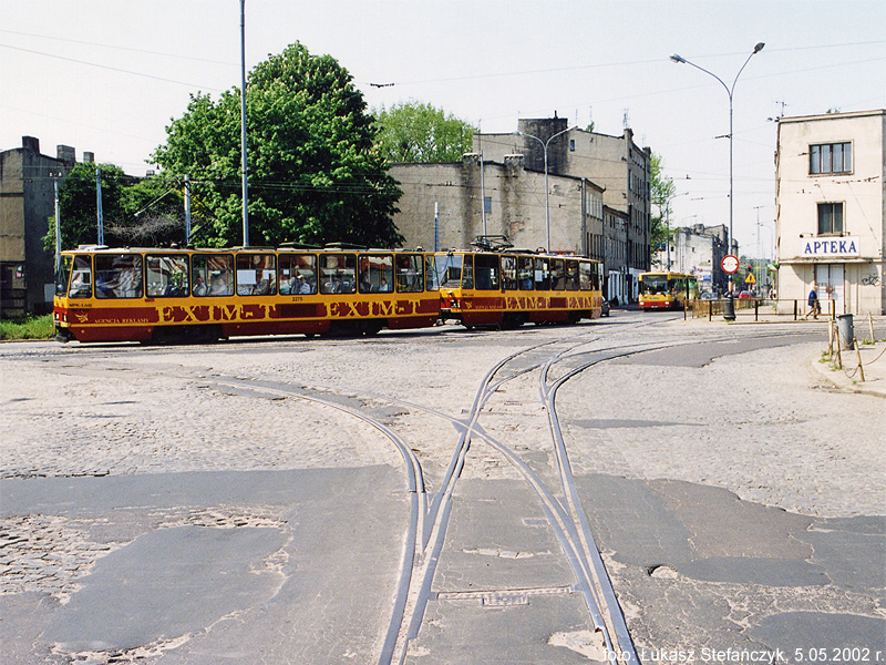 5.05.2002 r. Stąd tramwaj miał trzy możliwości