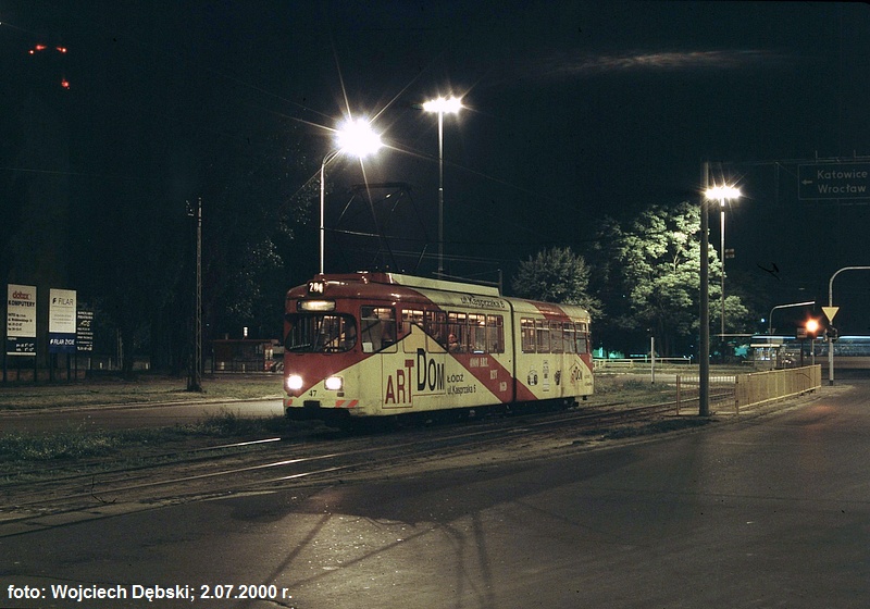 Nocna impreza wagonem GT6 w 2000 r.