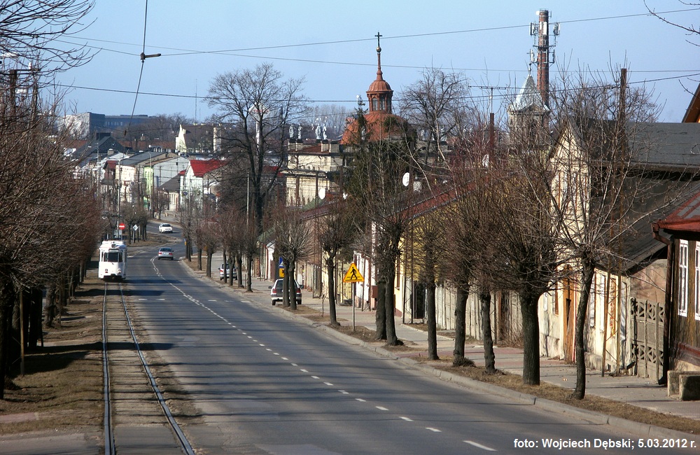Ulica Zgierska w Ozorkowie