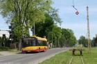 Przy końcu trasy tramwajowej na Warszawskiej