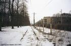Nieczynna trasa na Nowe Złotno - ul. Srebrzyńska; 26.01.1995 r.