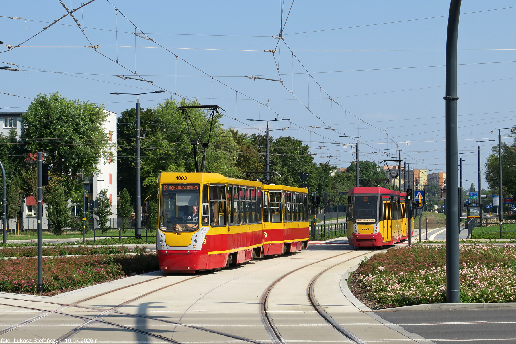Rondo Broniewskiego ponownie z ruchem tramwajowym /03