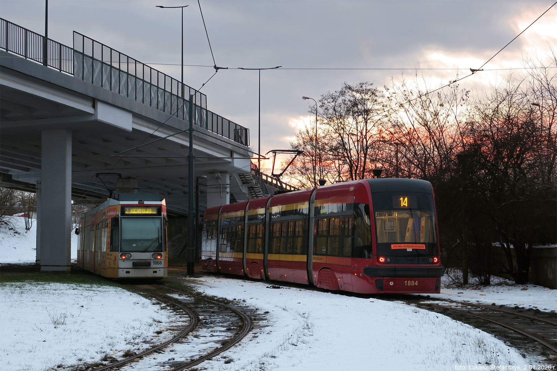 Na krańcówce Dworzec Łódź Dąbrowa