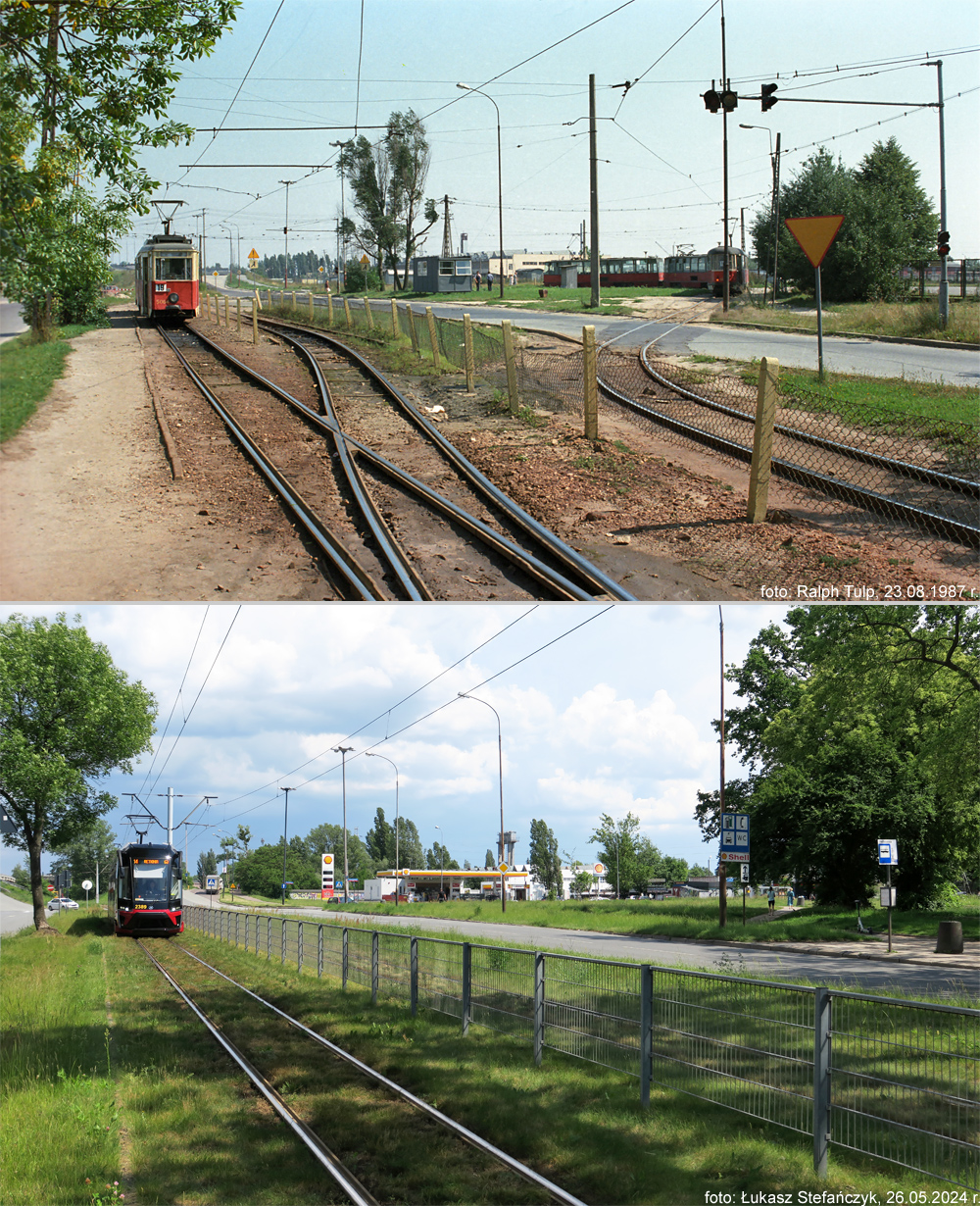 Tymczasowa krańcówka tramwajowa przy ul. Gojawiczyńskiej