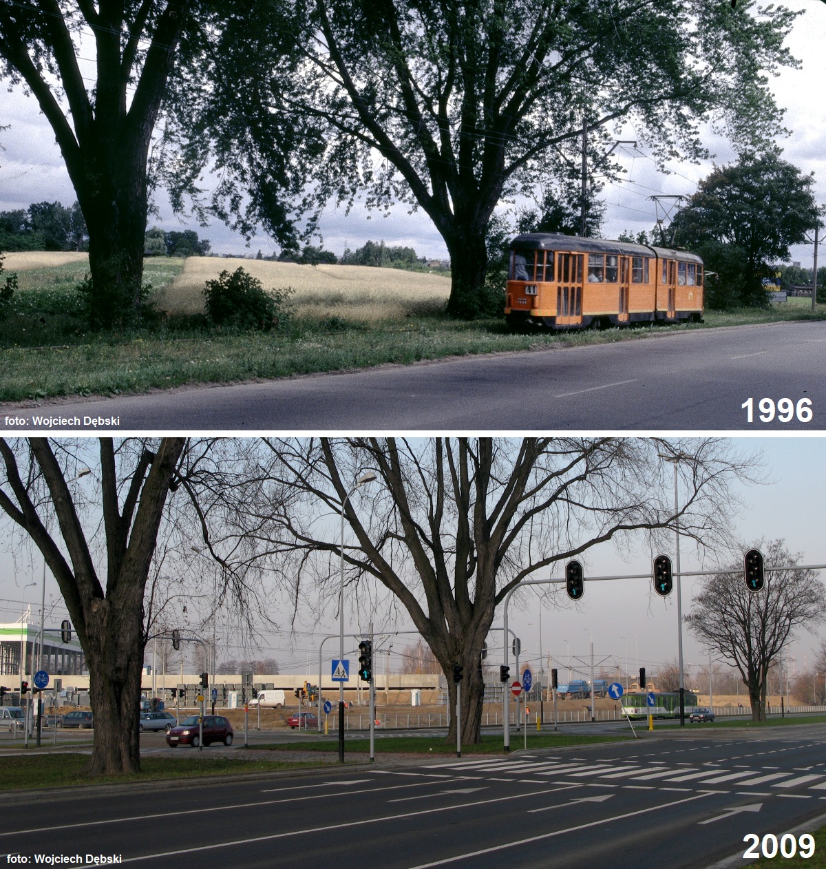 Podróż w czasie: Pabianicka/Długa 1996 i 2009