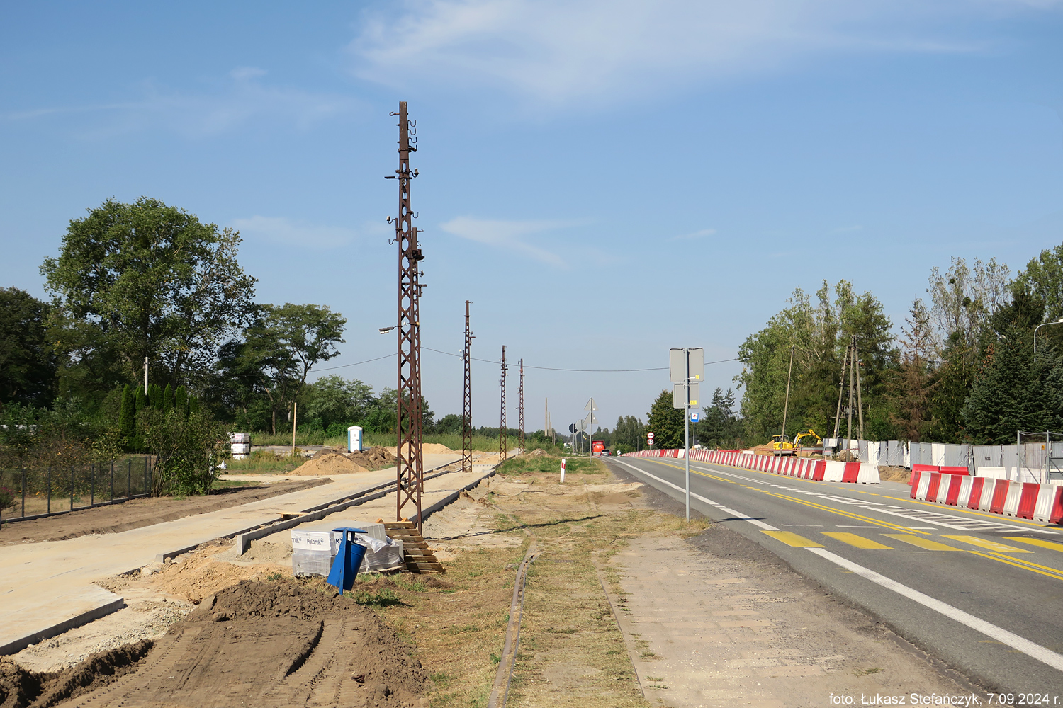 Mijanka Słowik w centrum robót drogowych