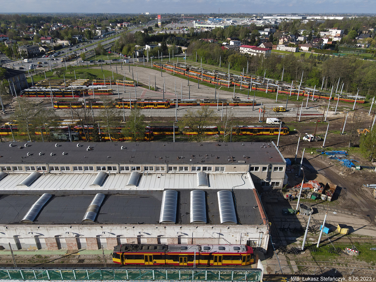 Zajezdnia Chocianowice w modernizacji / 8.05.2023 II