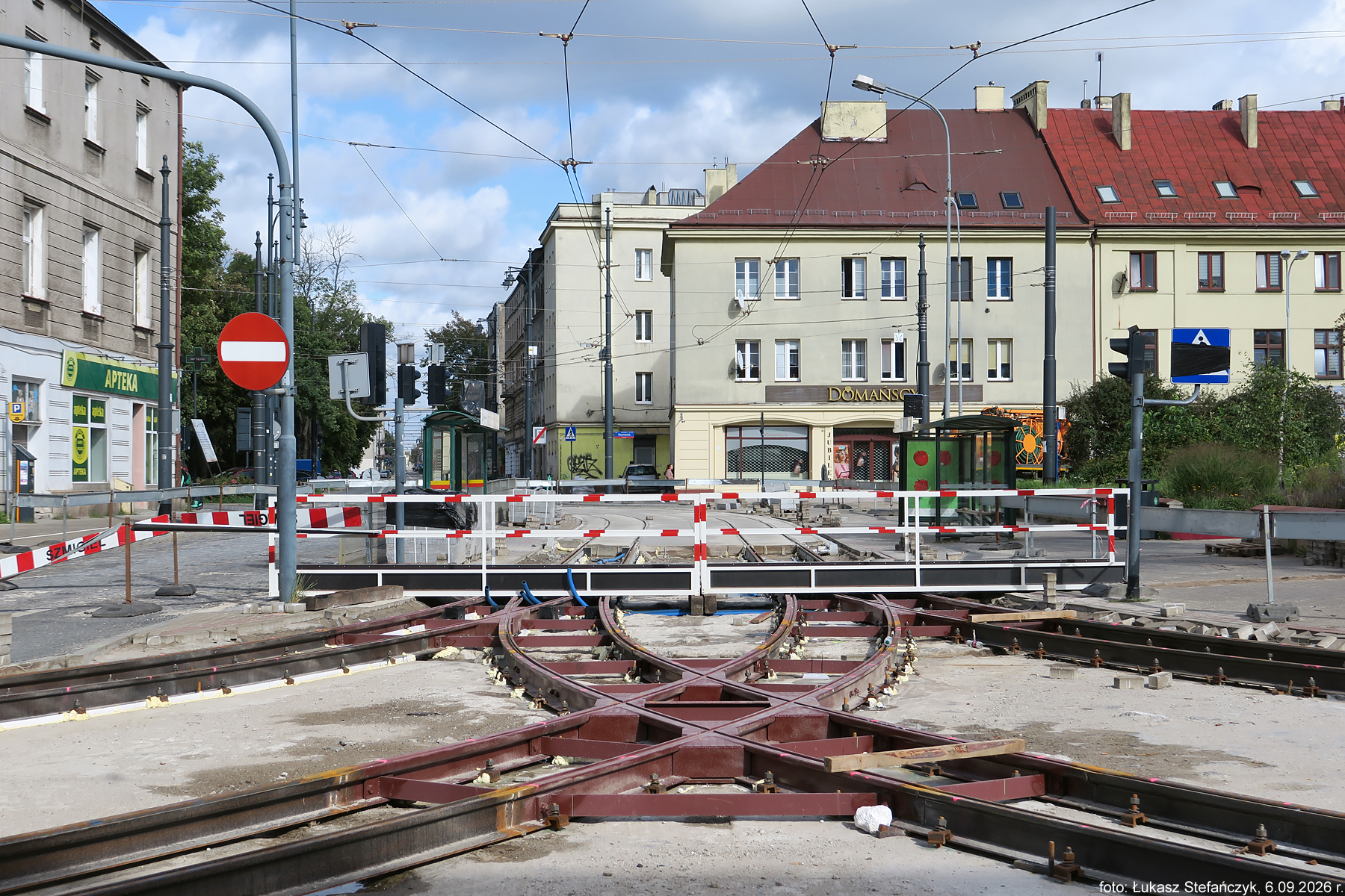 Remont na pl. Reymonta - postępy