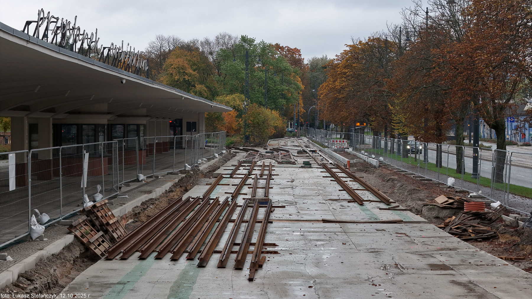 Postępy prac torowych na krańcówce Północna /02