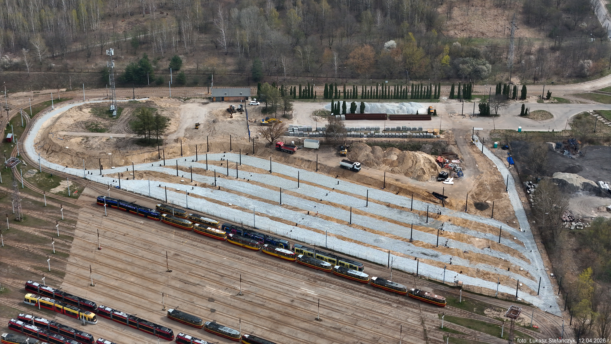 Budowa torów odstawczych i... nowych wyjazdów z Zajezdni Telefoniczna