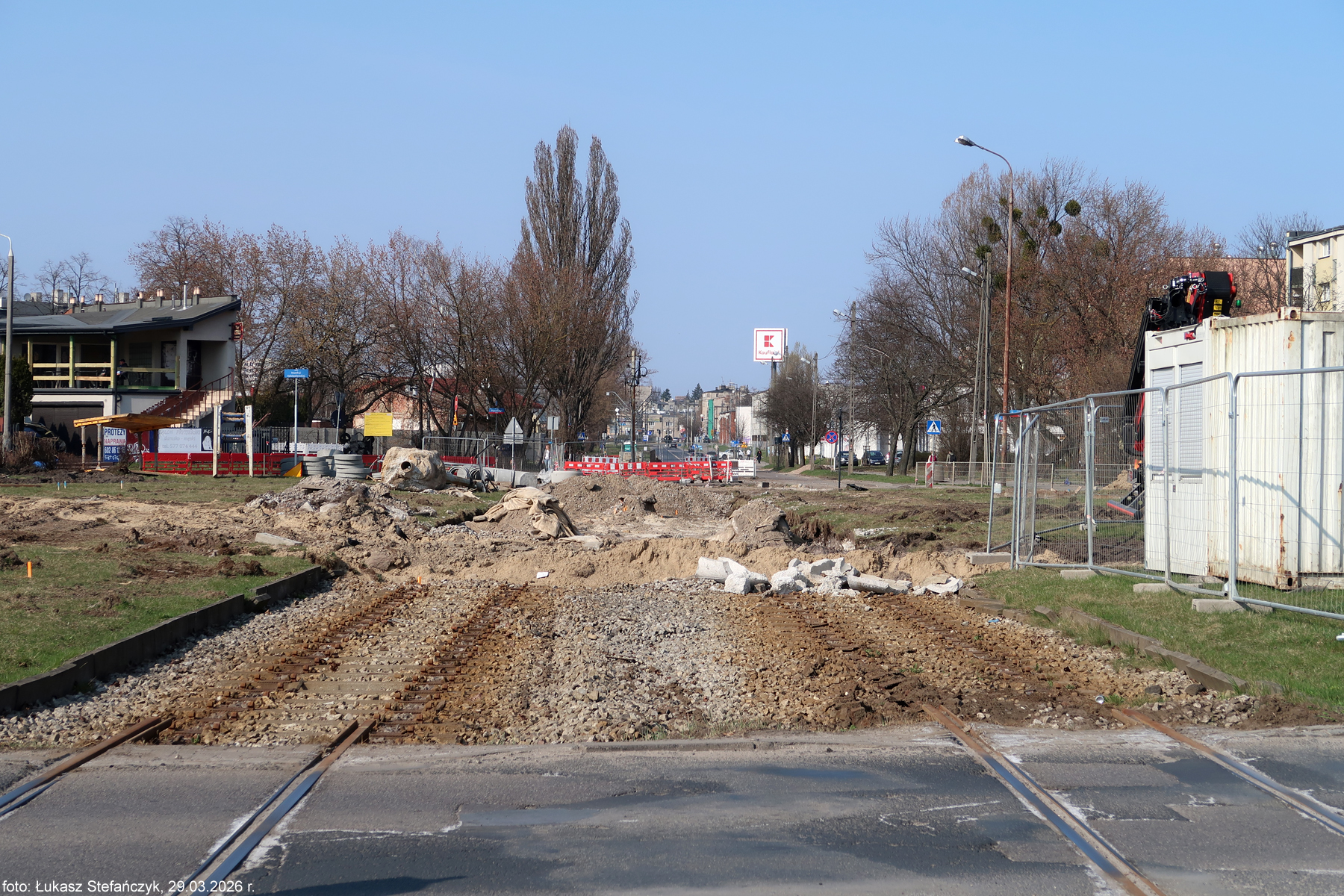 Prace na rondzie Insurekcji Kościuszkowskiej