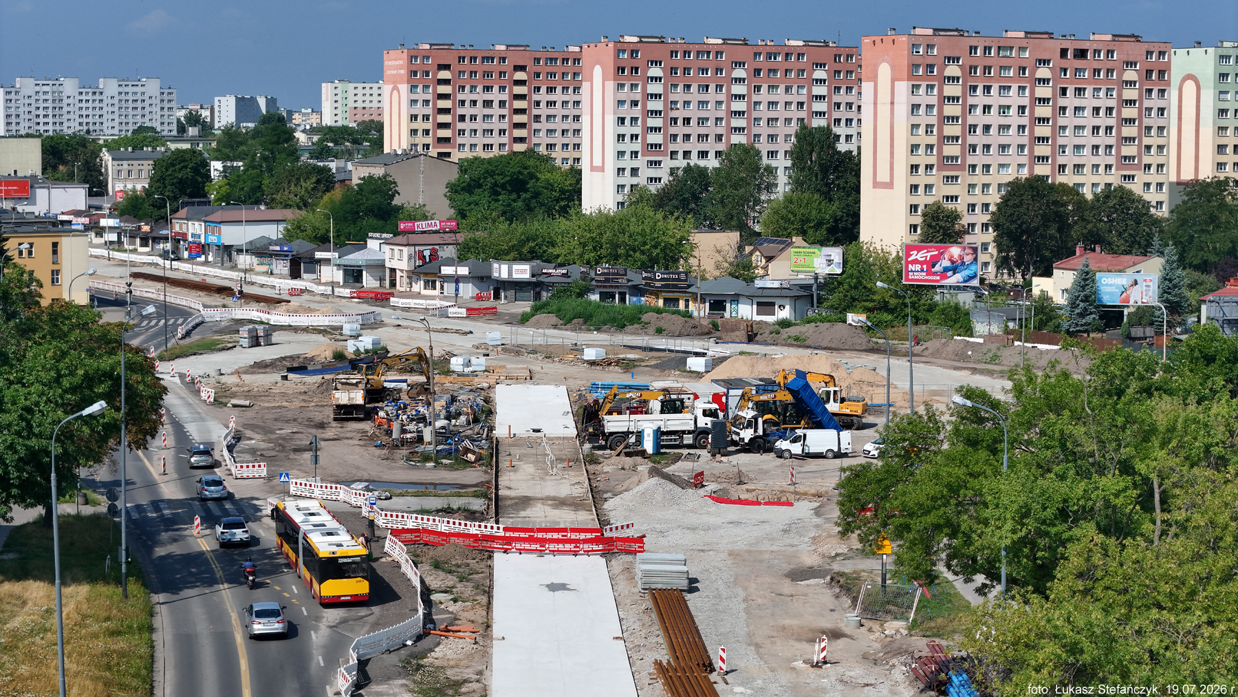 Rondo Insurekcji Kościuszkowskiej od strony wschodniej