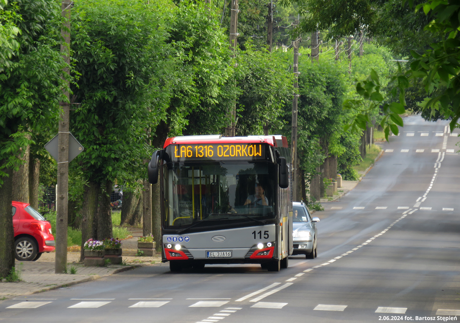 Autobus ŁKA w Ozorkowie