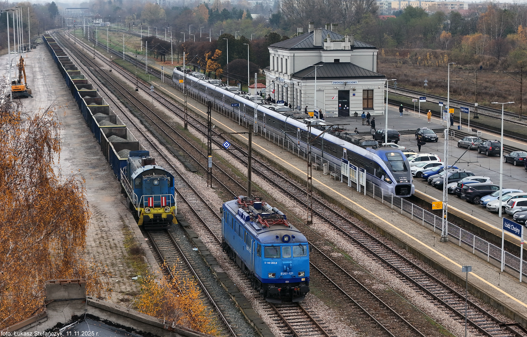 Różności taborowe na Dworcu Łódź Chojny