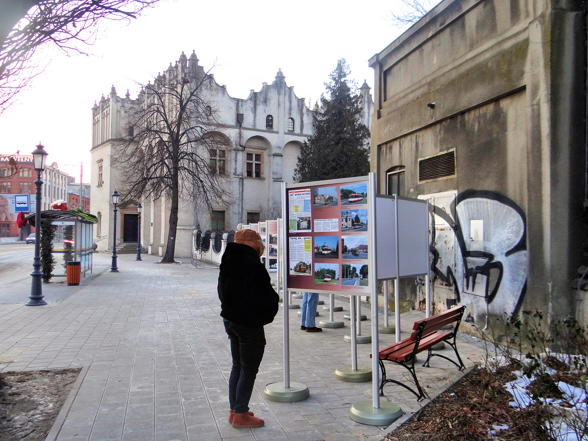 Wspominki tramwajowe w centrum Pabianic