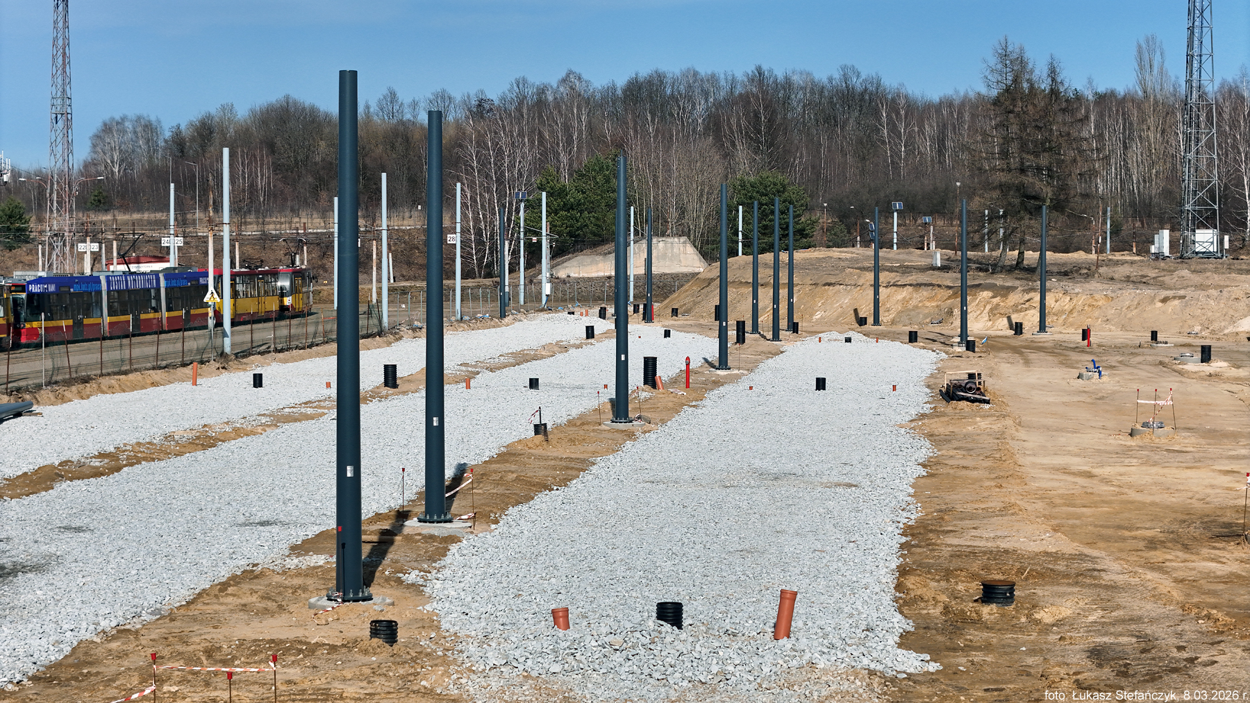 Budowa dodatkowych torów postojowych na Telefonicznej c.d.