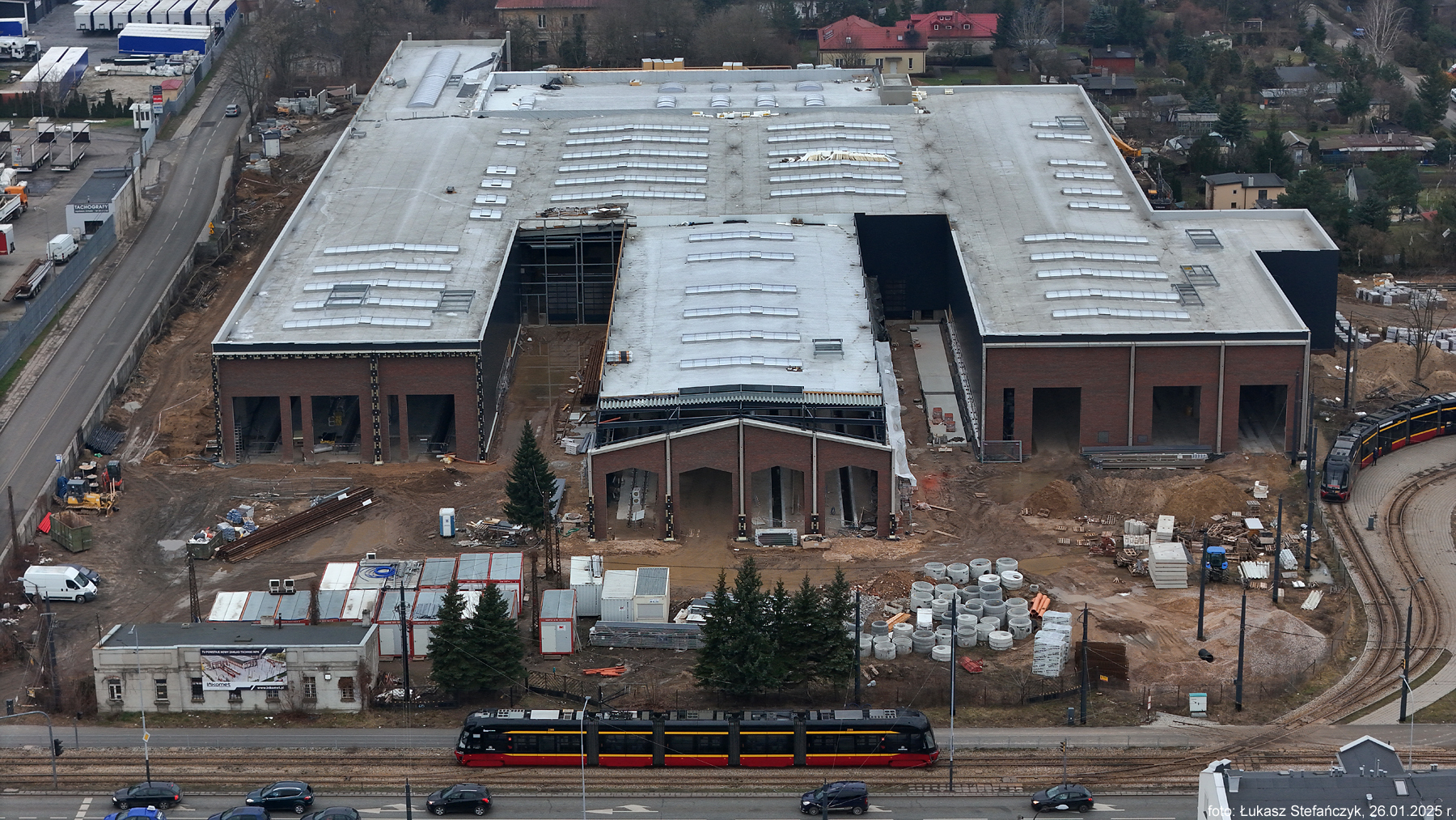 Budowa Zakładu Techniki MPK-Łódź Sp. z o.o.: 26.01.2025 r. /01