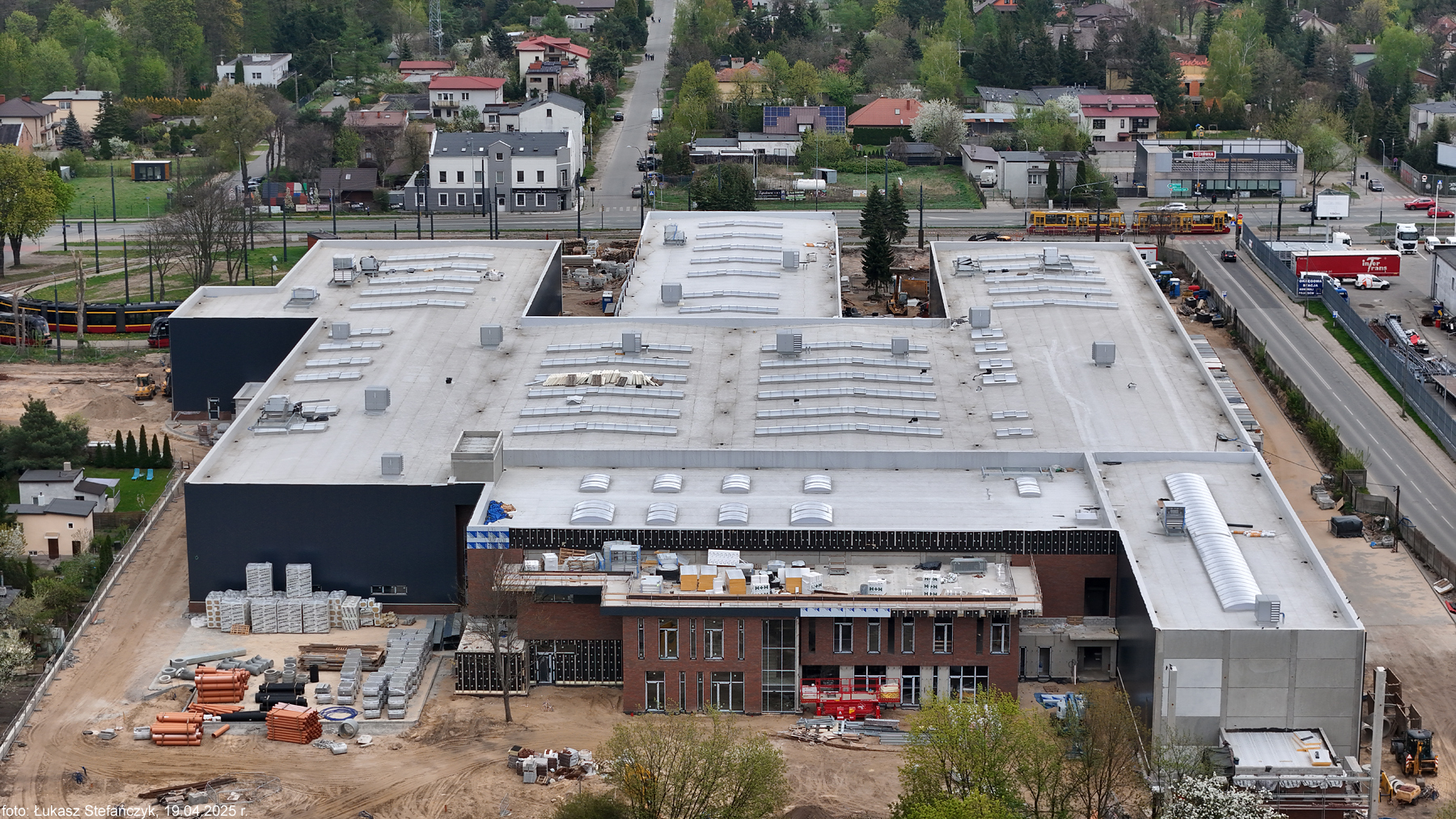 Budowa Zakładu Techniki MPK-Łódź Sp. z o.o.: 19.04.2025 r. /02