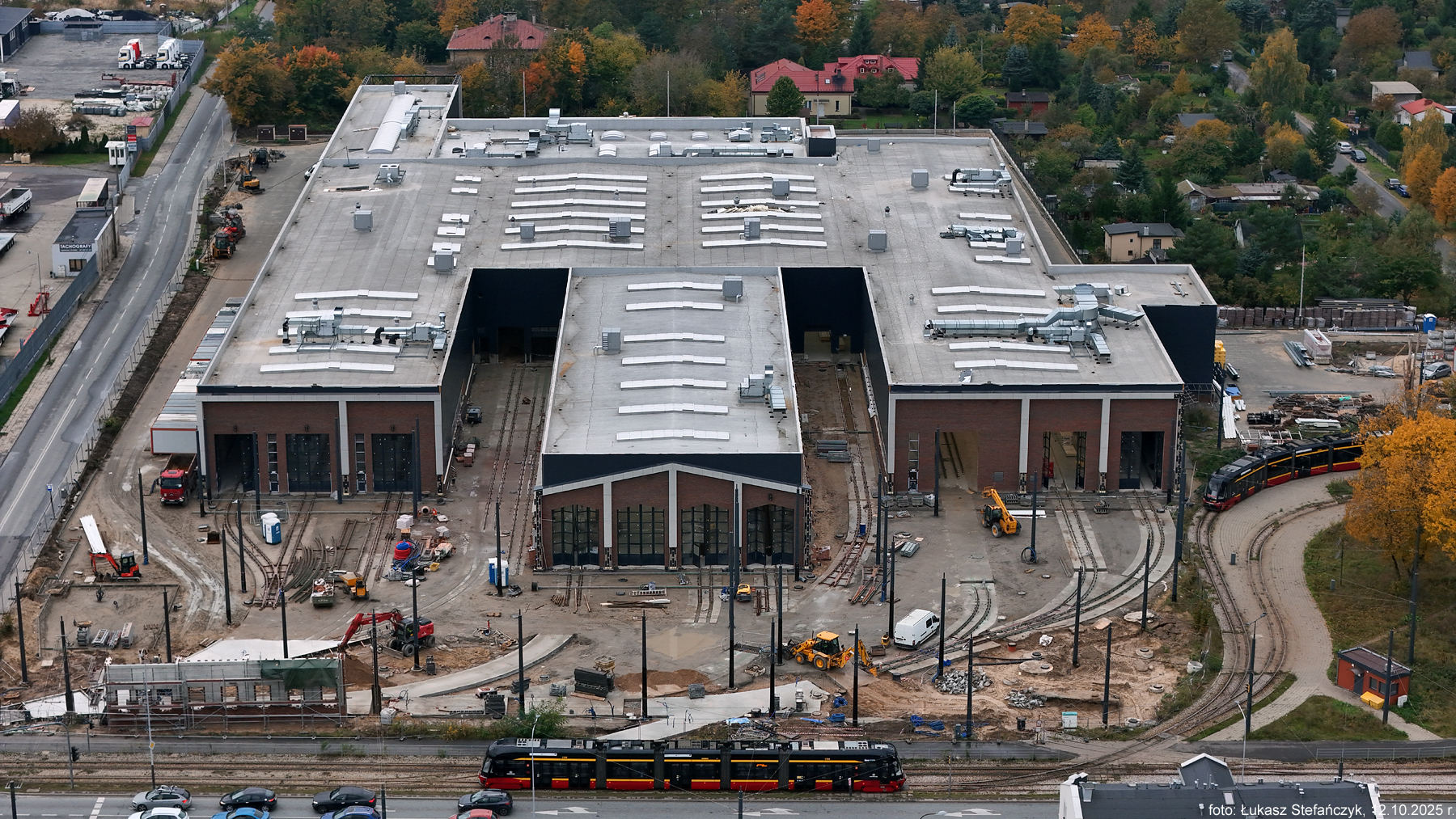 Budowa Zakładu Techniki MPK-Łódź Sp. z o.o.: 12.10.2025 r. /03
