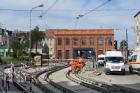 Prace torowe na pl. Reymonta /01