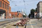 Prace torowe na pl. Reymonta /02