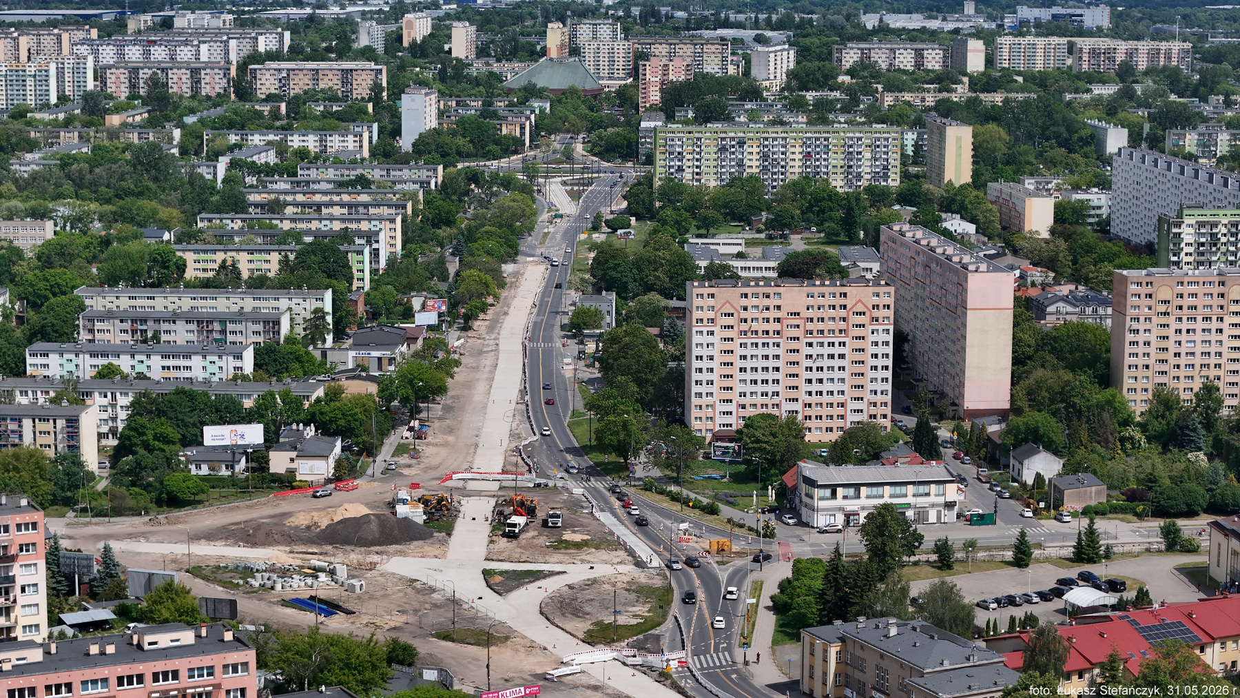 Rondo Insurekcji Kościuszkowskiej w przebudowie - stan na koniec maja 2026 r. /03