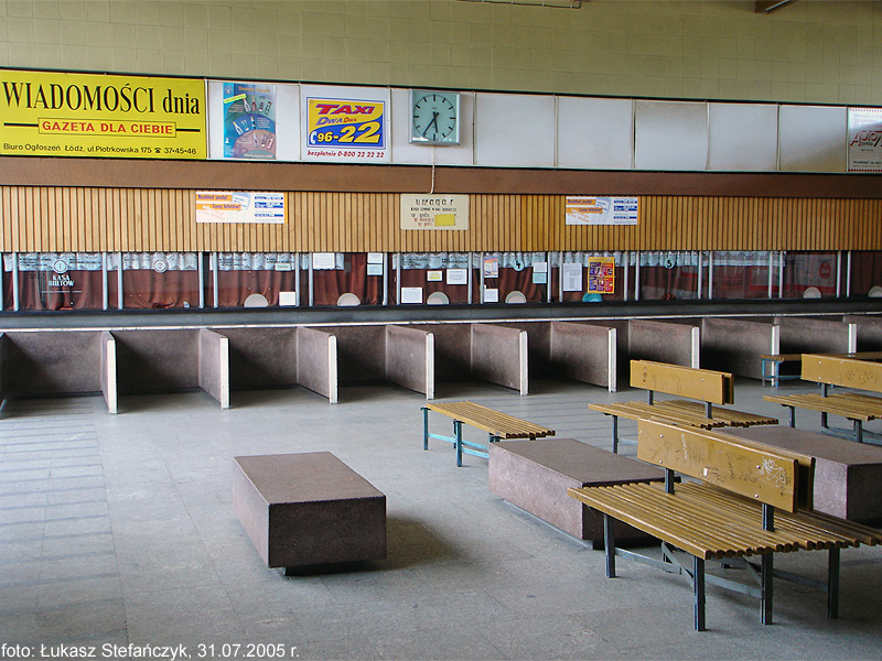 31.07.2005 r. Dawny Dworzec Północny od środka